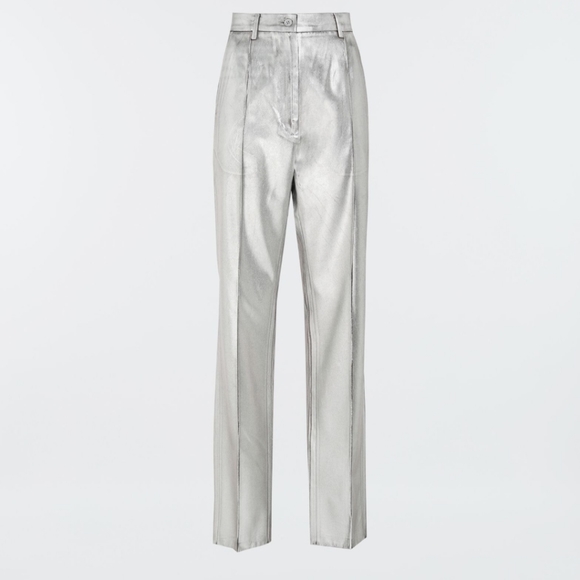 mm6 silver pants
